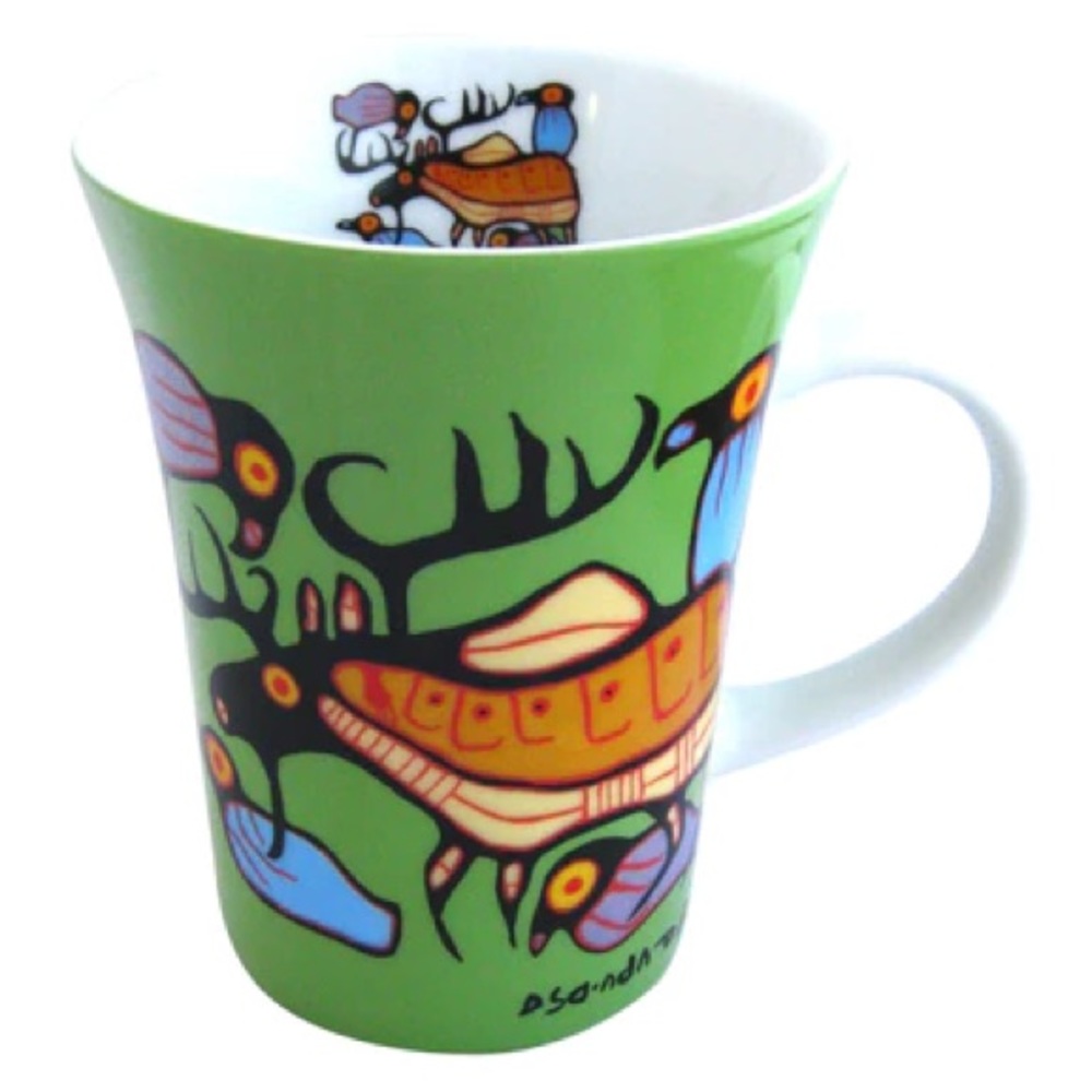 Norval Morrisseau mug indiginous art Canada